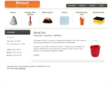 Tablet Screenshot of mimati.ro